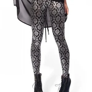 Legging rétro baroque pour un style steampunk féminin