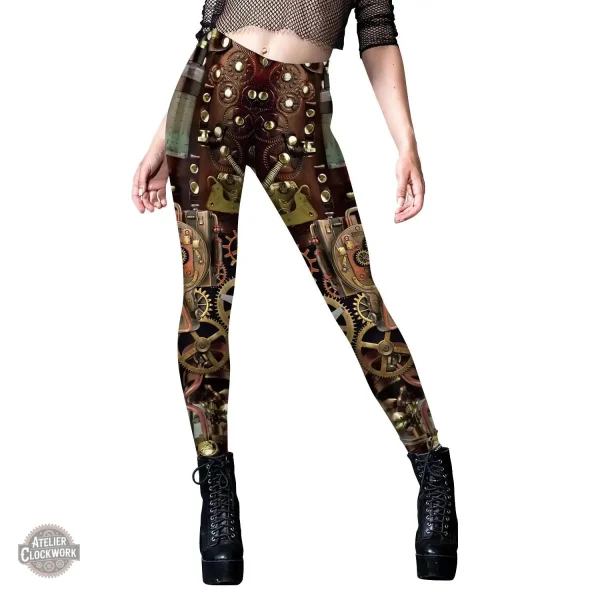 Legging Steampunk élégant pour un look futuriste