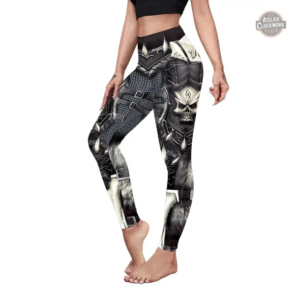 legging-steampunk-squelette-1 Legging Squelette Steampunk femme