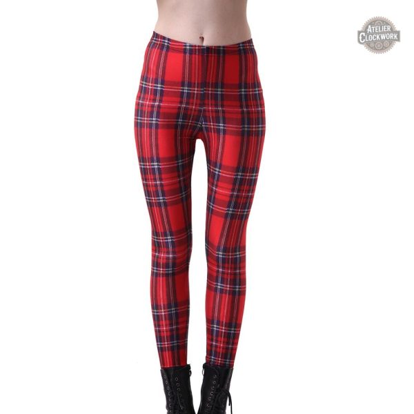 legging-tartan-femme-1 Legging Steampunk Tartan pour femme