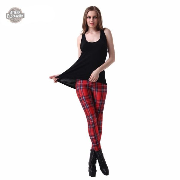 Legging Tartan pour un look steampunk