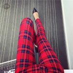 Legging Tartan, fusion de styles vintage et futuristes