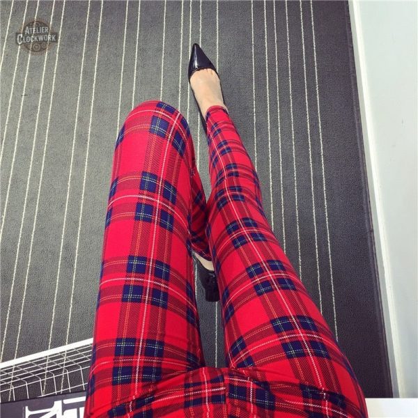 Legging Tartan, fusion de styles vintage et futuristes