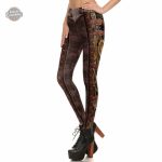Legging Vintage Femme, design élégant inspiré du passé