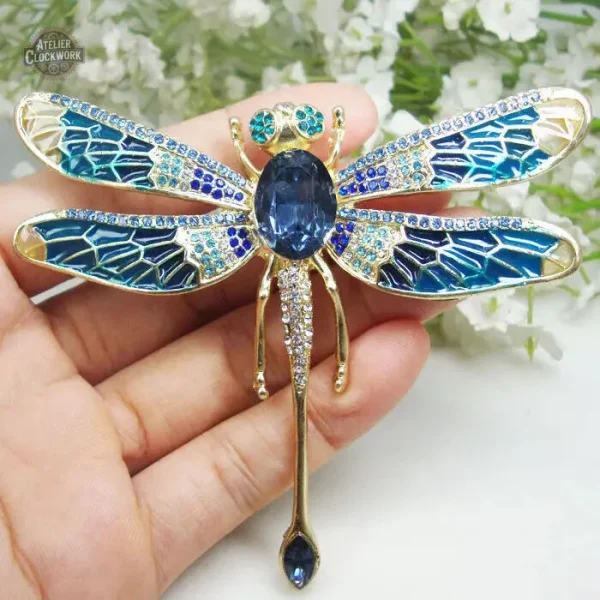 libellule-broche-steampunk-store-1 Broche libellule steampunk élégante et unique