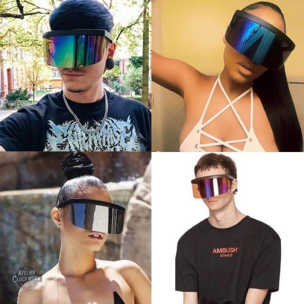 Lunette originale pour les amateurs de futurisme