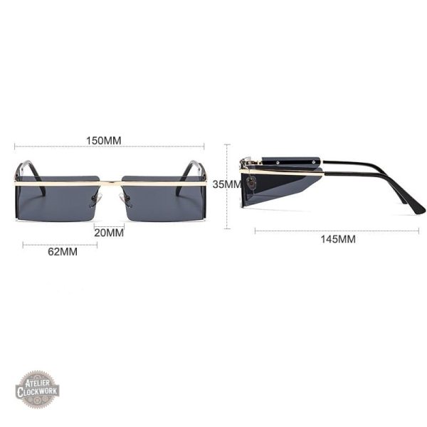 Spectacles steampunk au design industriel