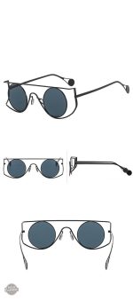 Lunettes avec monture steampunk élégante