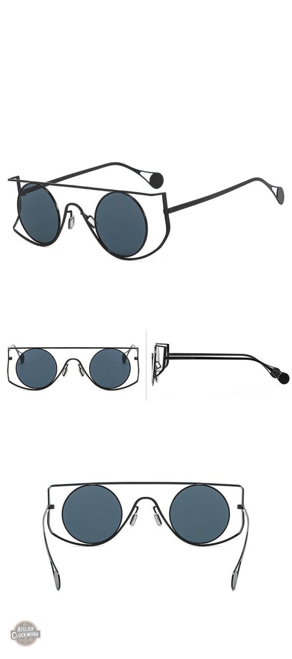 Lunettes avec monture steampunk élégante