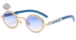 Lunettes steampunk avec une touche de doré brillant