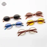 Lunettes dorées au design steampunk distinctif