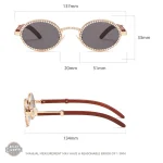 Lunettes dorées pour un style steampunk audacieux