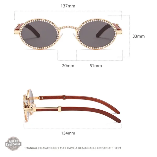 Lunettes dorées pour un style steampunk audacieux
