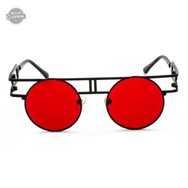 Élégantes lunettes avec double barre, esprit vintage