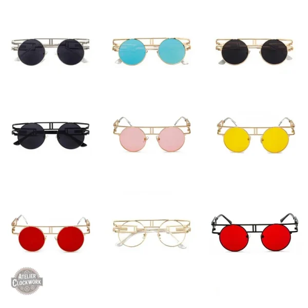 Lunettes au design double barre, inspiration historique