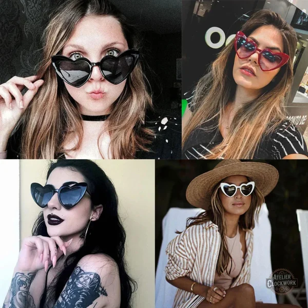 Accessoire steampunk féminin au design en coeur