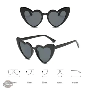 Lunettes Heartness au style rétro-futuriste
