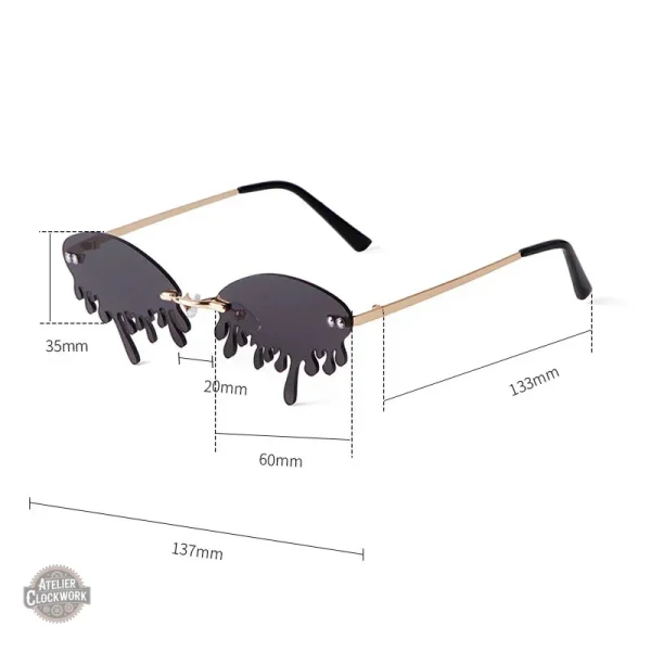 Lunettes coulantes pour un style original