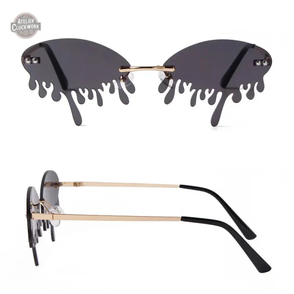 Design steampunk pour lunettes féminines