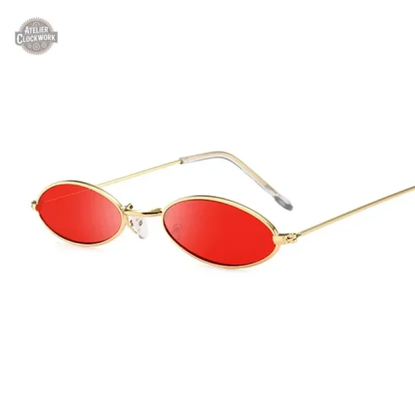 Style steampunk : lunettes ovales pour un look unique