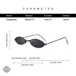 Lunettes de soleil ovales, inspiration steampunk