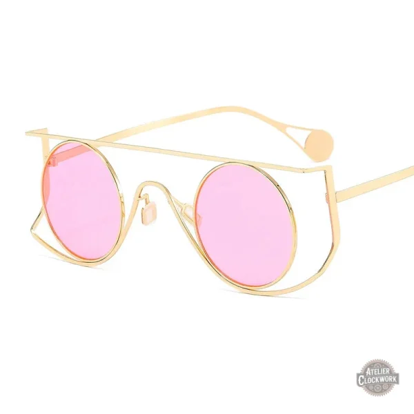 Accessoire de mode steampunk : lunettes rondes