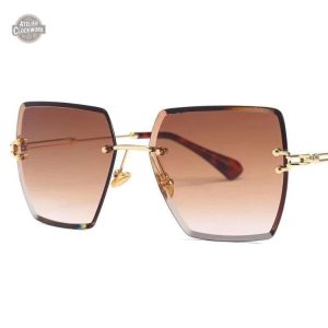 Lunette de soleil sans monture grand angle