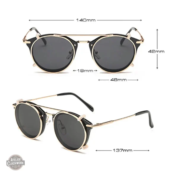 Accessoire Steampunk : lunettes au design unique