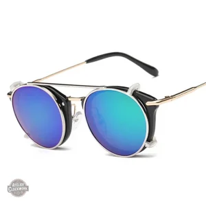 Lunettes Clamshell avec allure rétro-futuriste