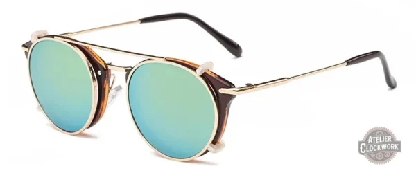 Lunettes Clamshell au charme d'époque