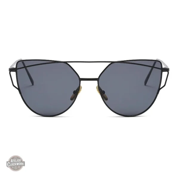 Lunettes rétro avec verres teintés