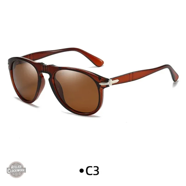 Lunettes de soleil steampunk au design classique