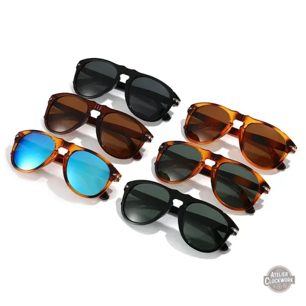 Style vintage : lunettes pilotes pour homme
