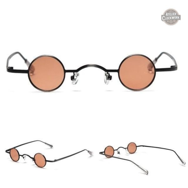 Accessoire chic : lunettes steampunk rondes