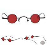 Lunettes rondes à l'esthétique steampunk