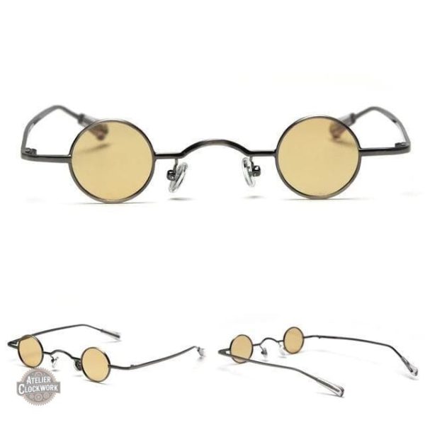 Lunettes de soleil avec verres ronds et stylés