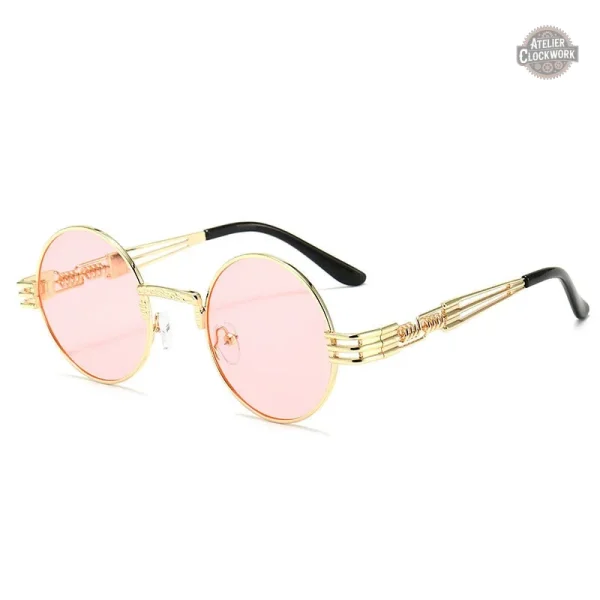 Lunettes rondes au style inspiré du Steampunk