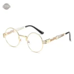 Monture ronde pour lunettes Steampunk tendance