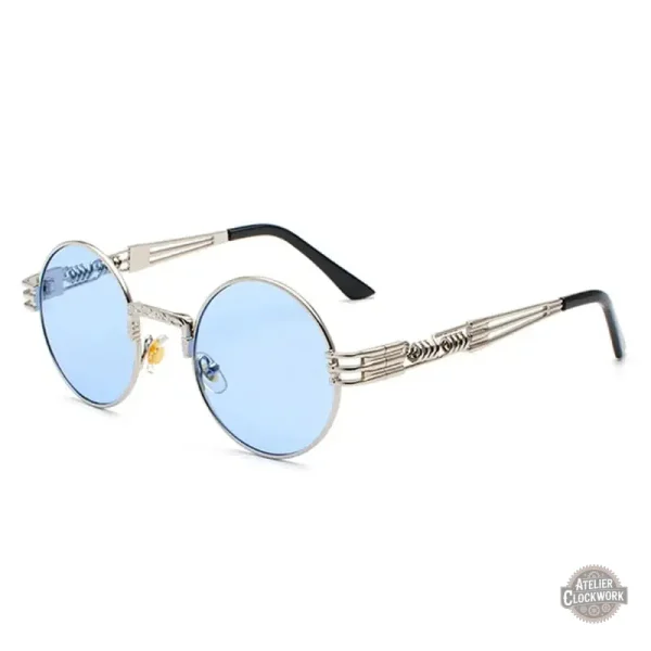 Lunettes Rondes Design Steampunk - vue 3