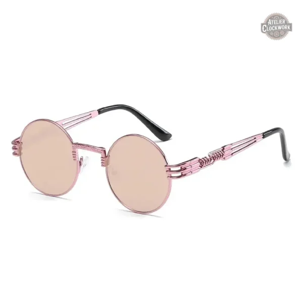 Design rétro pour lunettes rondes Steampunk
