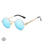 Lunettes à monture ronde au style Steampunk