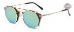 Lunettes rondes avec une touche steampunk