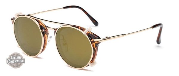 Lunettes de soleil rondes pour homme