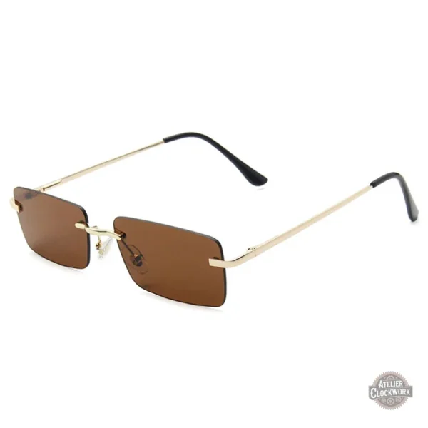 Style audacieux avec ces lunettes sans monture