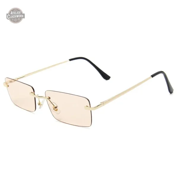 Monture absente, style affirmé avec ces lunettes