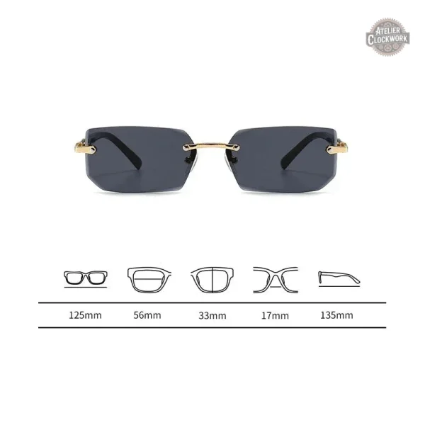 Lunette de soleil steampunk pour dandy