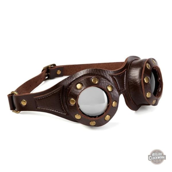 Lunette au design vintage inspiré du steampunk