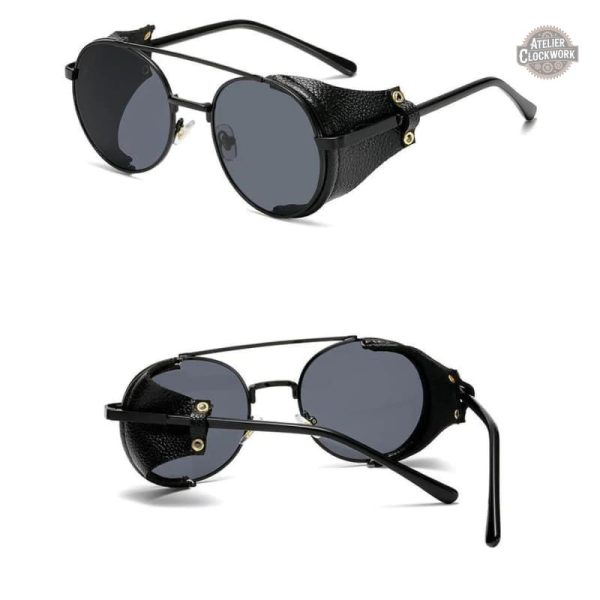 Lunettes de créateur au look steampunk
