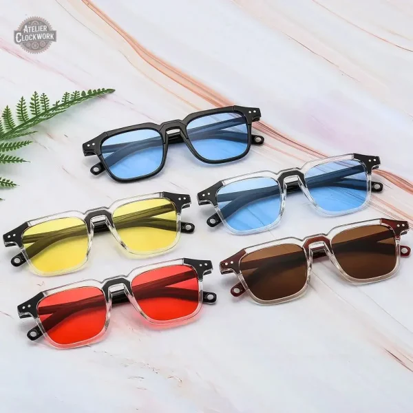 Lunette rétro chic pour ajouter une touche d'audace au look