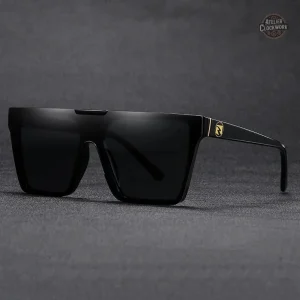 Lunettes carrées au design steampunk